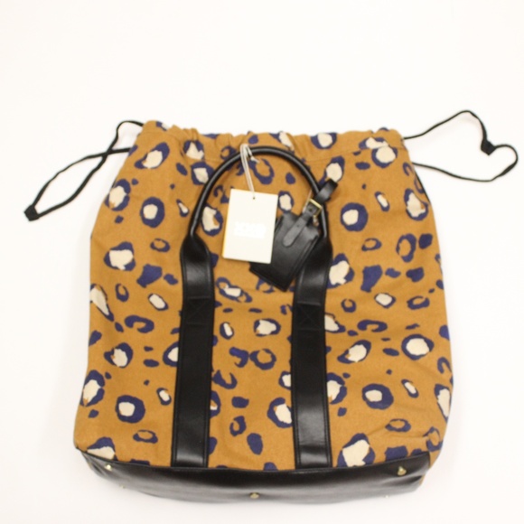 3.1 Phillip Lim Leopard Print Drawstring Carryall - Picture 5 of 7